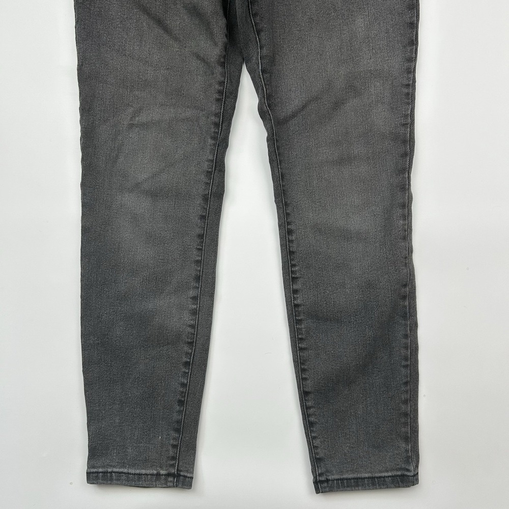 Everlane High Rise Ankle Skinny Gray Charcoal Wash Denim Jeans Sz 28 Stretch - Picture 4 of 10